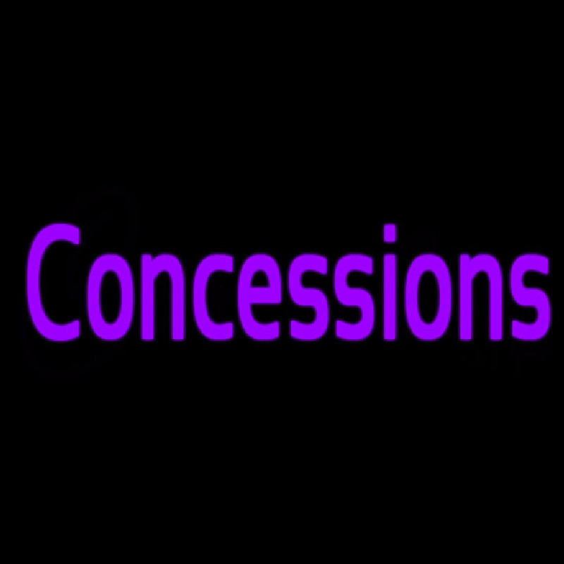 Purple Concessions Neonreclame