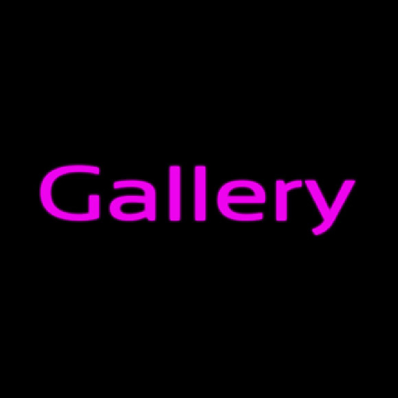 Purple Cursive Gallery Neonreclame