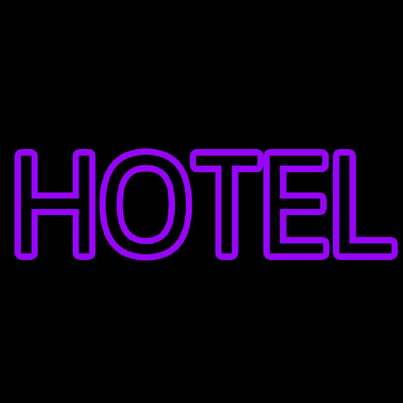 Purple Hotel Neonreclame