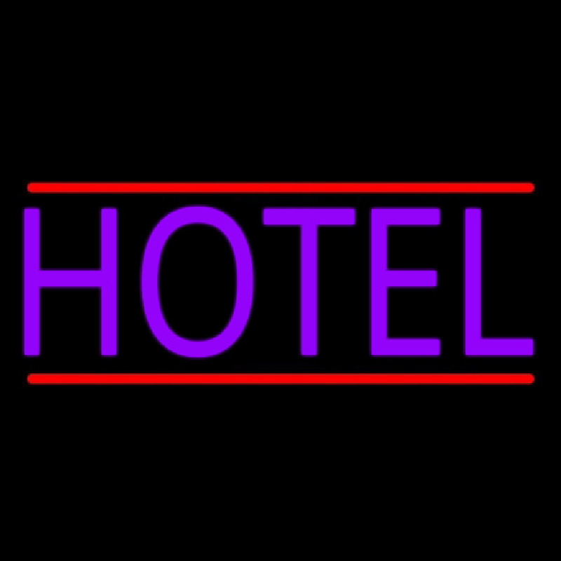 Purple Hotel Neonreclame