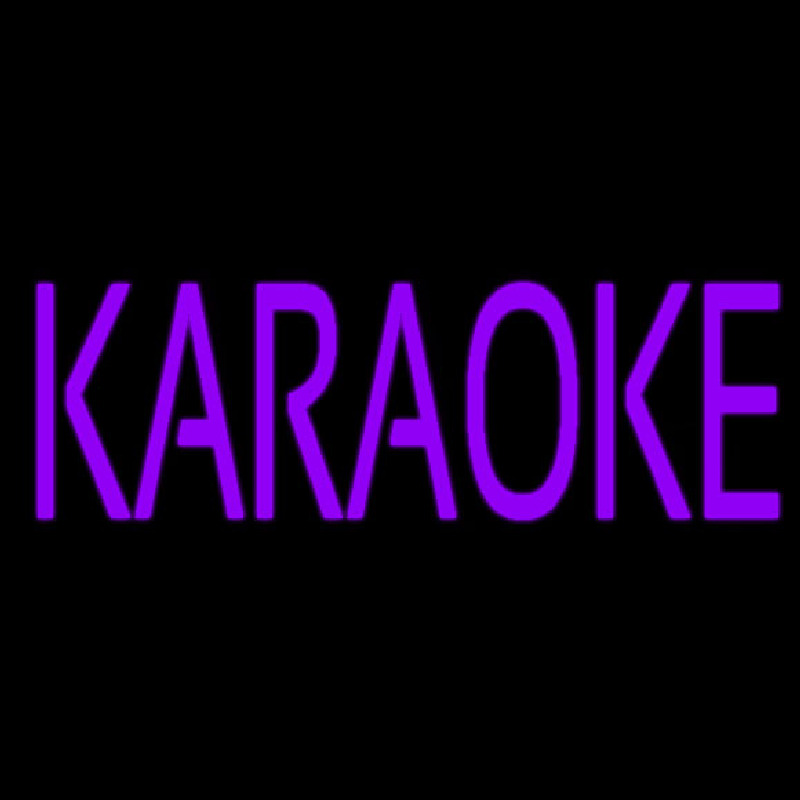 Purple Karaoke Block 1 Neonreclame