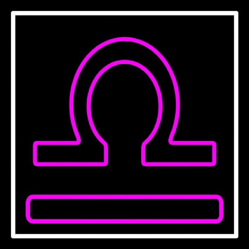 Purple Libra Neonreclame