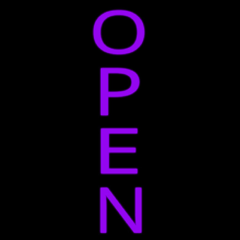 Purple Vertical Neonreclame