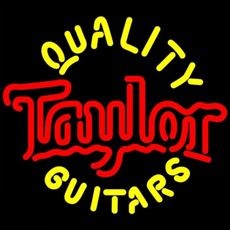 Quality Taylor Guitars Neonreclame