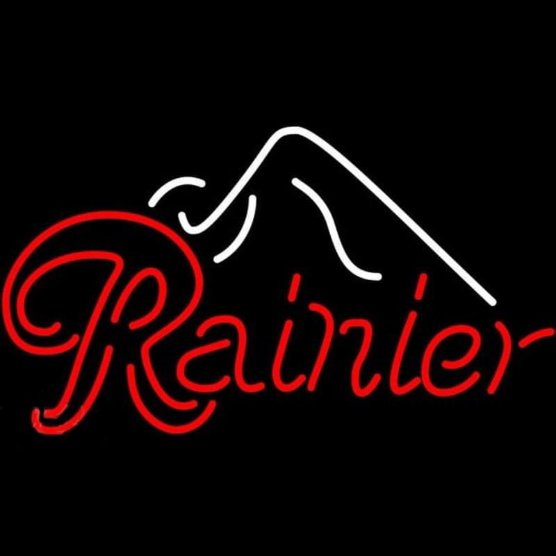 Rainier Ice Mountain Beer Sign Neonreclame