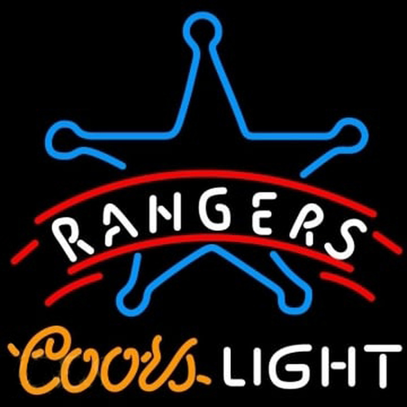 Rangers Coors Light Neonreclame