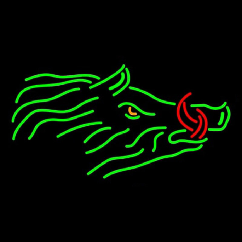 Razorback Logo Neonreclame