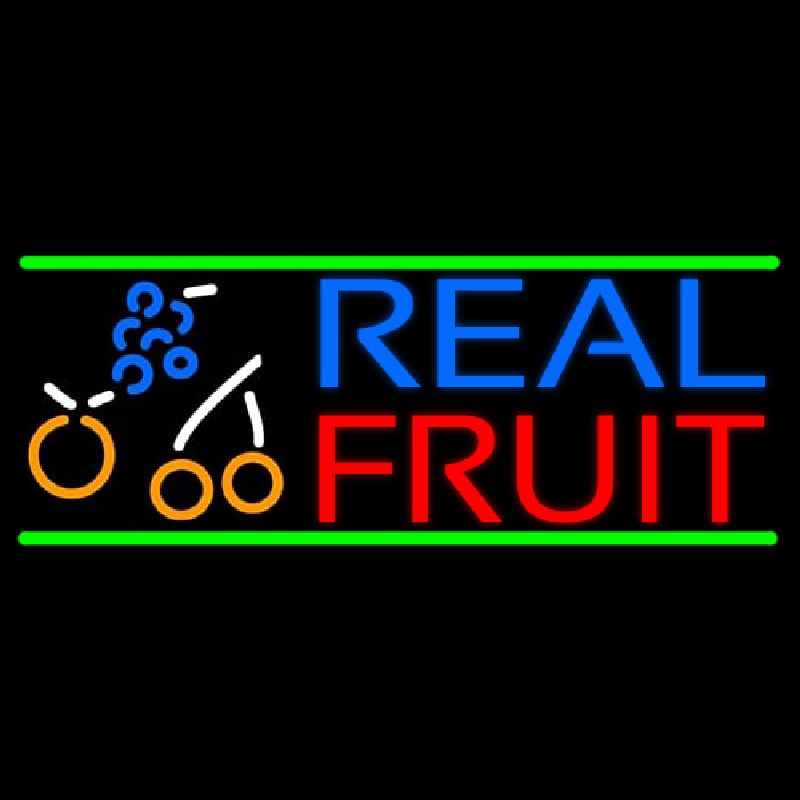 Real Fruit Smoothies Neonreclame