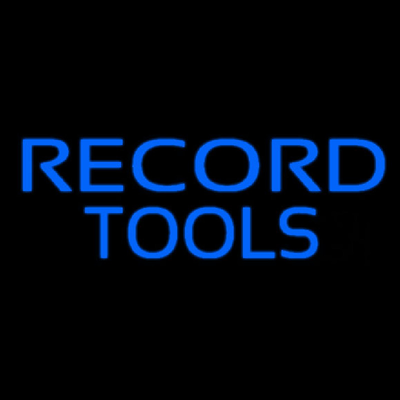 Record Tools Neonreclame