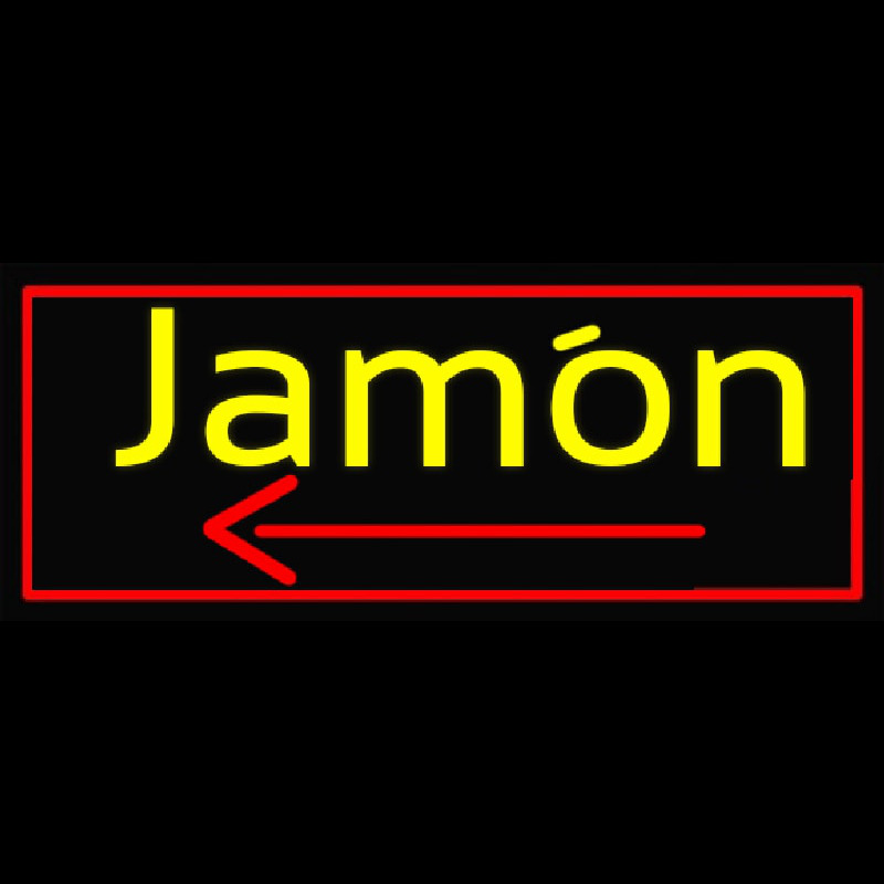 Red  Border Jamon Neonreclame