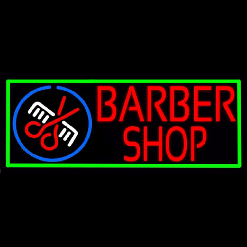 Red Barber Shop Neonreclame