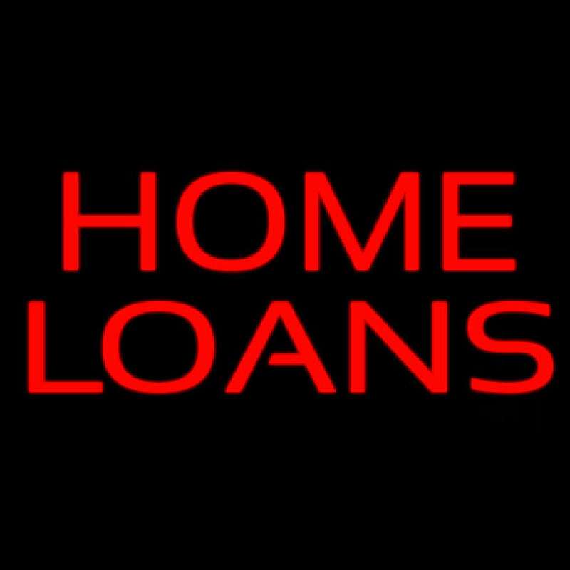 Red Block Home Loans Neonreclame