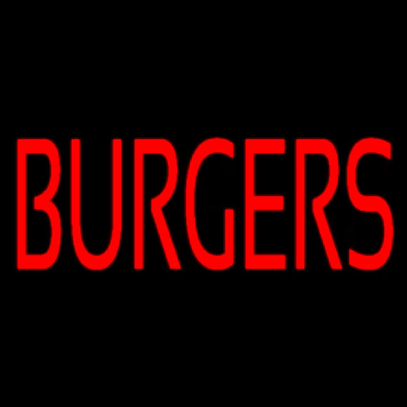 Red Burgers Neonreclame