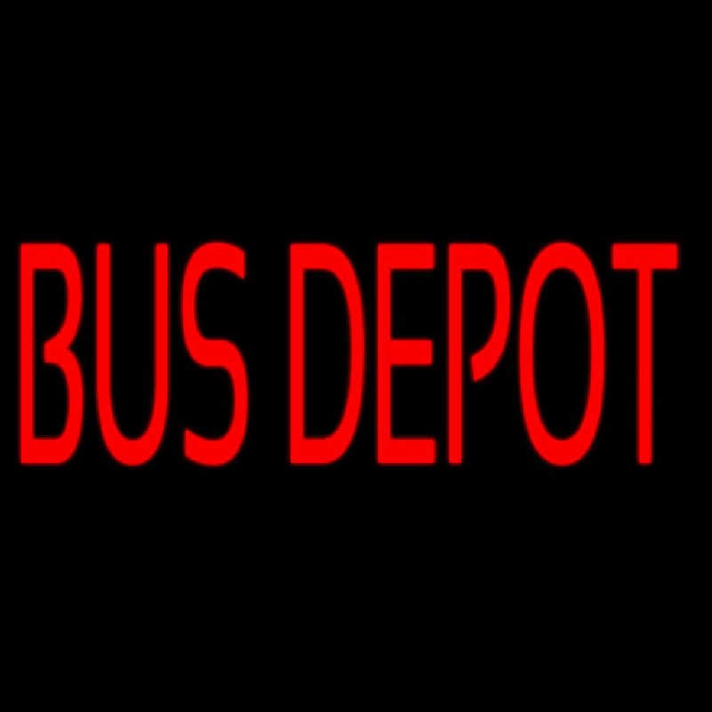 Red Bus Depot Neonreclame