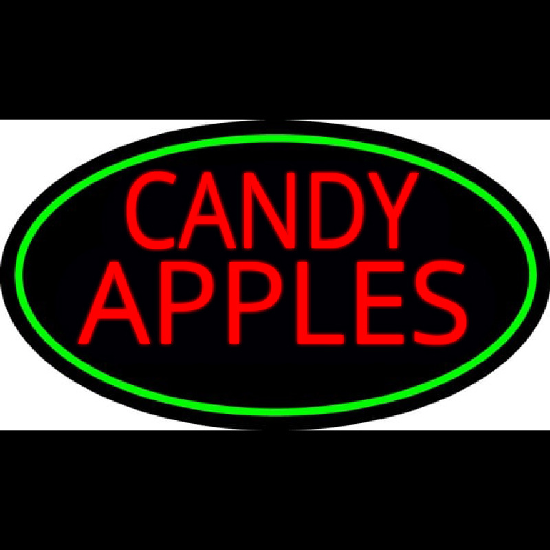 Red Candy Apples Neonreclame