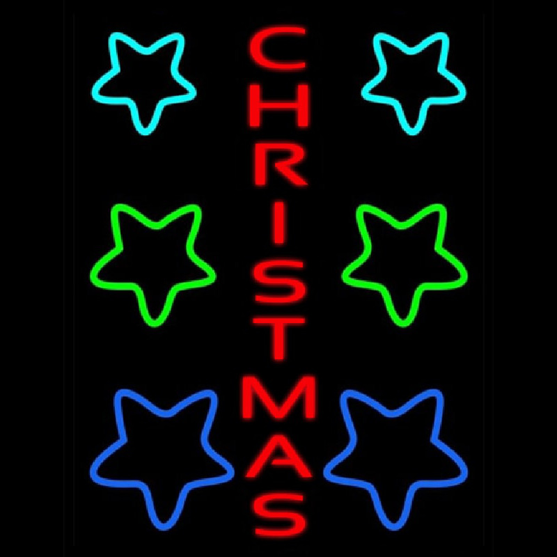 Red Christmas Neonreclame