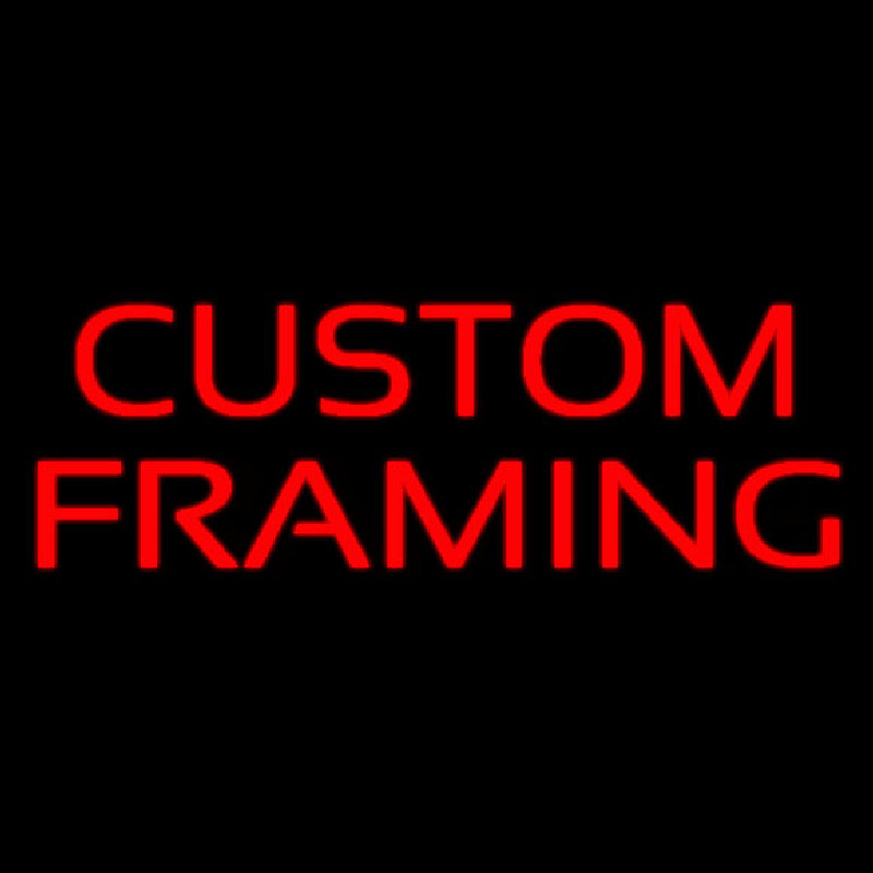 Red Custom Framing 1 Neonreclame