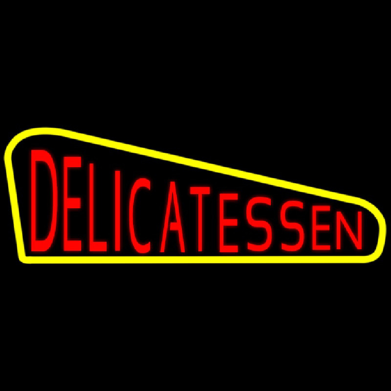 Red Delicatessen Neonreclame