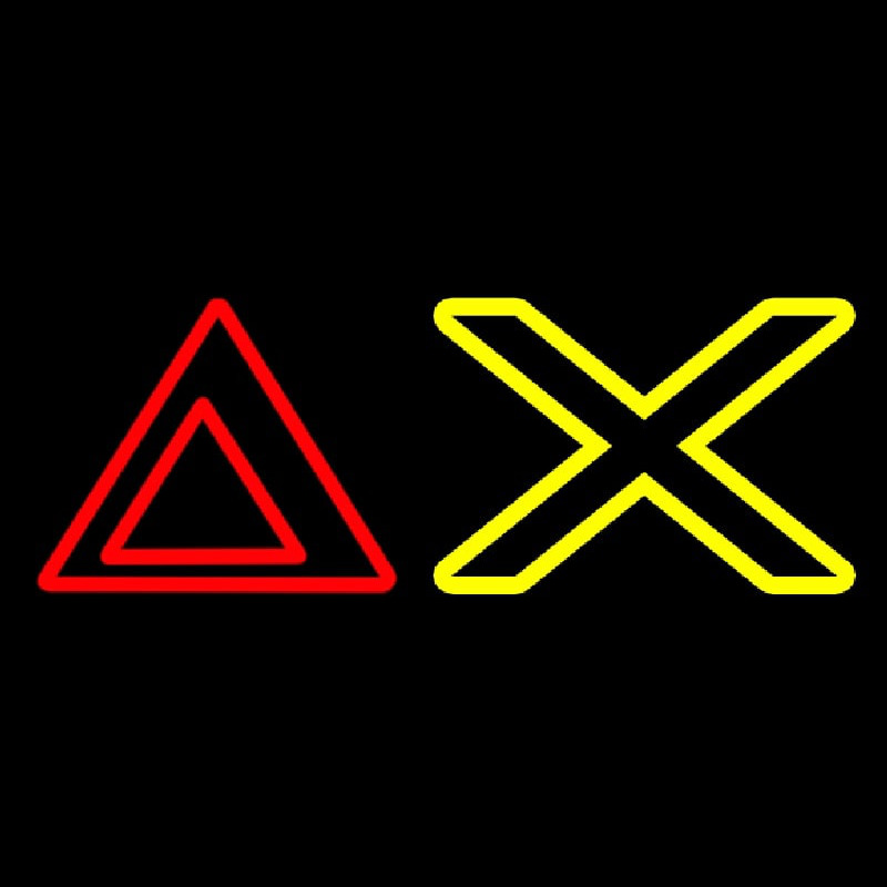 Red Delta Yellow Chi Neonreclame
