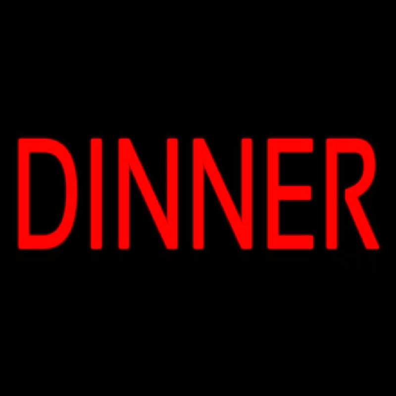 Red Dinner Neonreclame