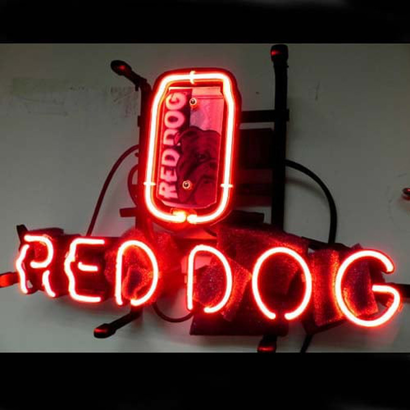 Red Dog Bier Bar Neonreclame