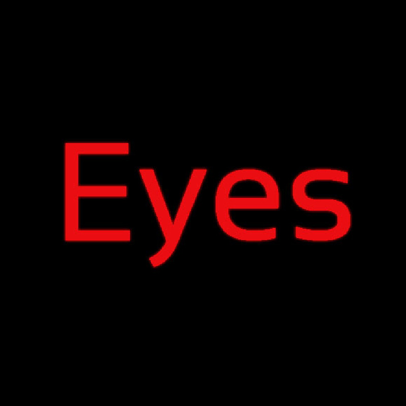 Red Eyes Neonreclame