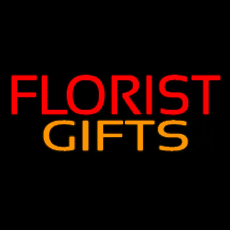 Red Florist Gifts Neonreclame