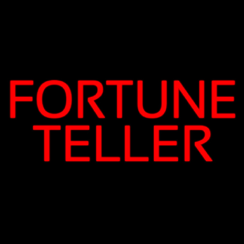 Red Fortune Teller Neonreclame