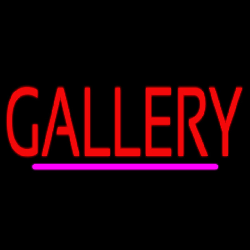 Red Gallery Purple Line Neonreclame