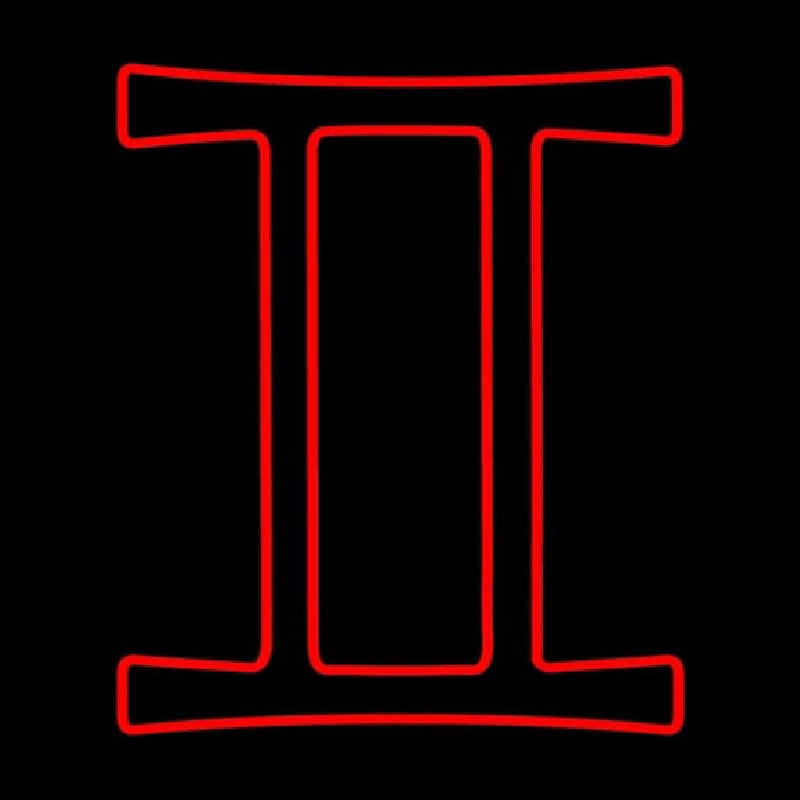 Red Gemini Neonreclame