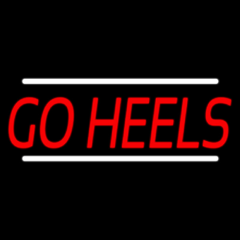 Red Go Heels Neonreclame
