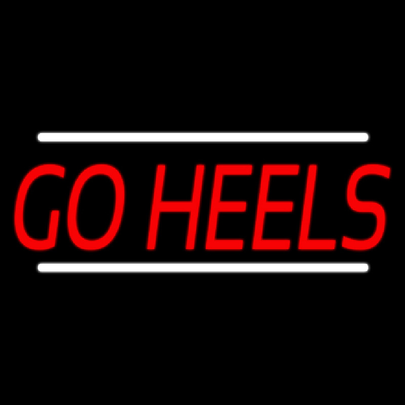 Red Go Heels Neonreclame