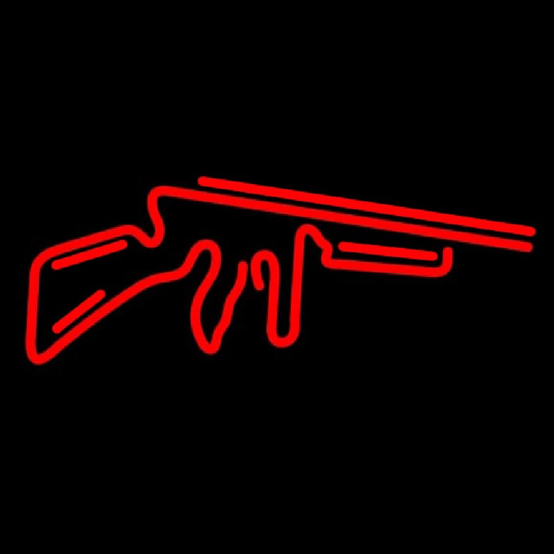 Red Gun Logo Neonreclame