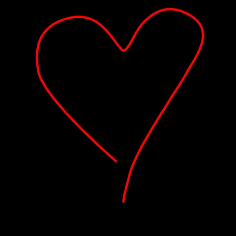 Red Heart Logo Neonreclame