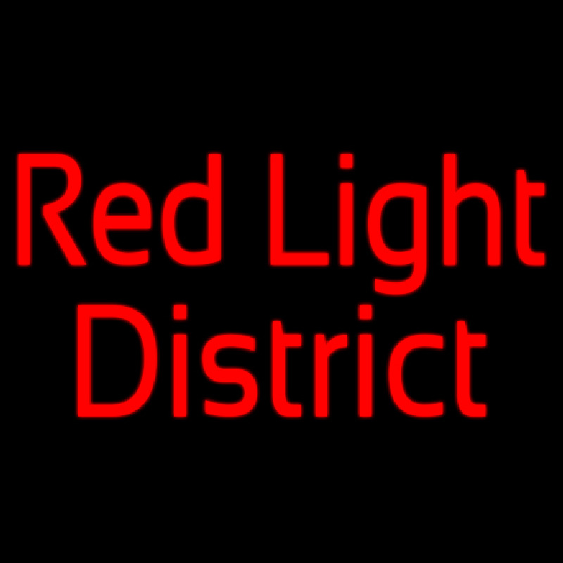 Red Light District Neonreclame