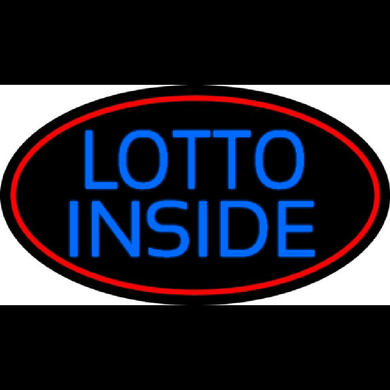 Red Lotto Inside Neonreclame