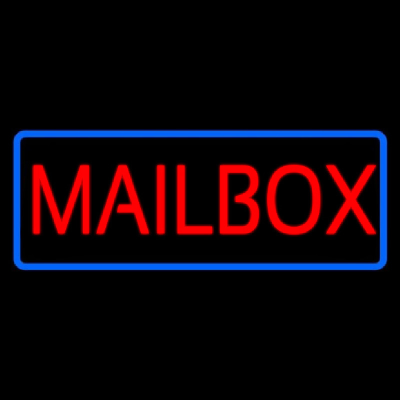 Red Mailbo  Neonreclame