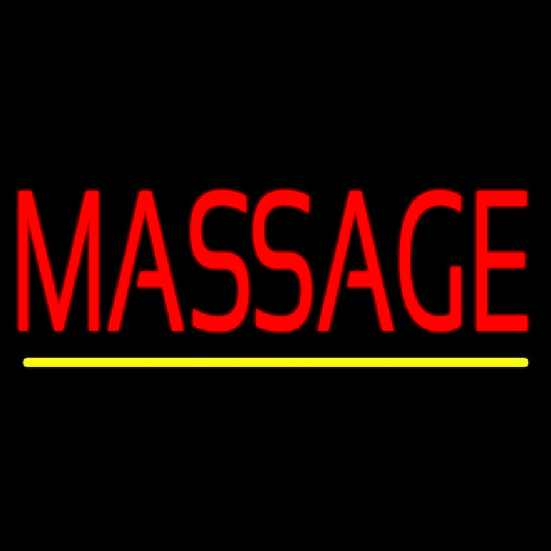 Red Massage Neonreclame