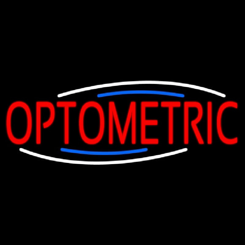 Red Optometric Neonreclame