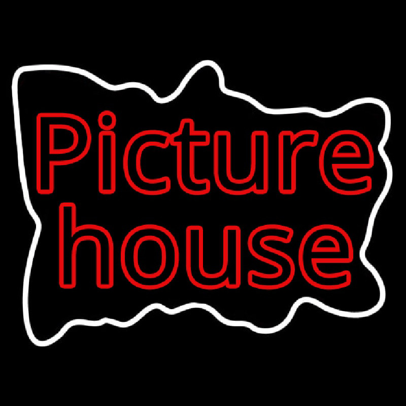 Red Picture House Neonreclame