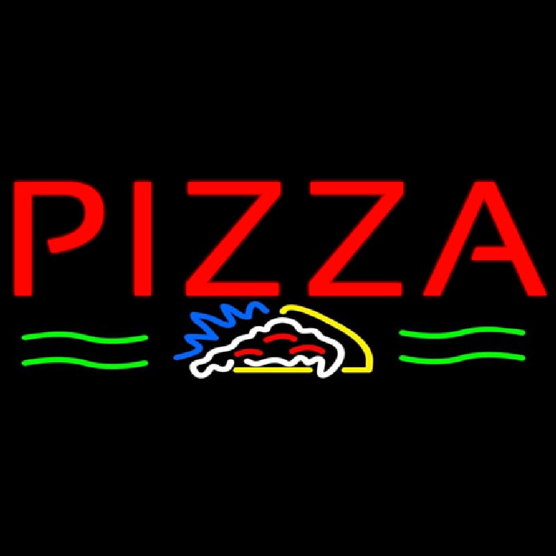 Red Pizza Logo Neonreclame