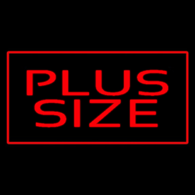Red Plus Size Red Border Neonreclame