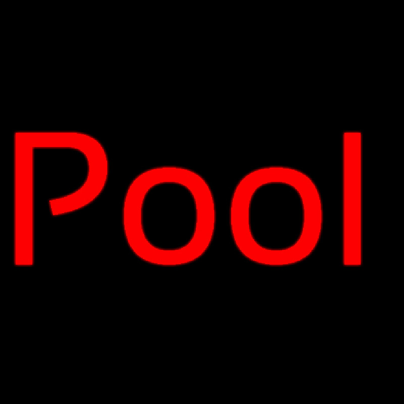 Red Pool Neonreclame