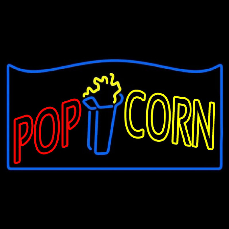 Red Pop Yellow Corn Neonreclame