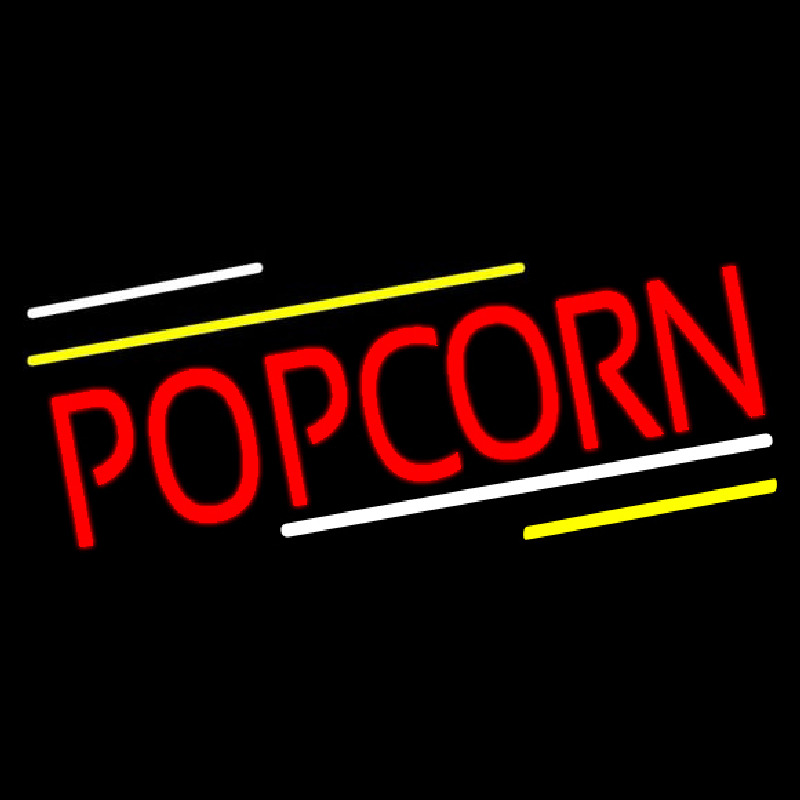 Red Popcorn Neonreclame