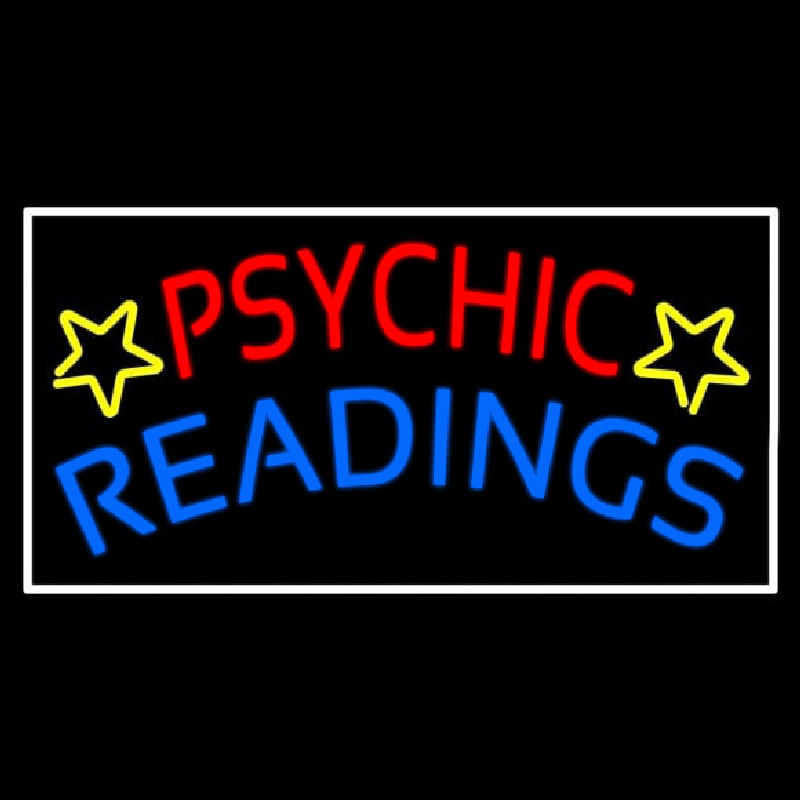 Red Psychic Blue Readings Neonreclame