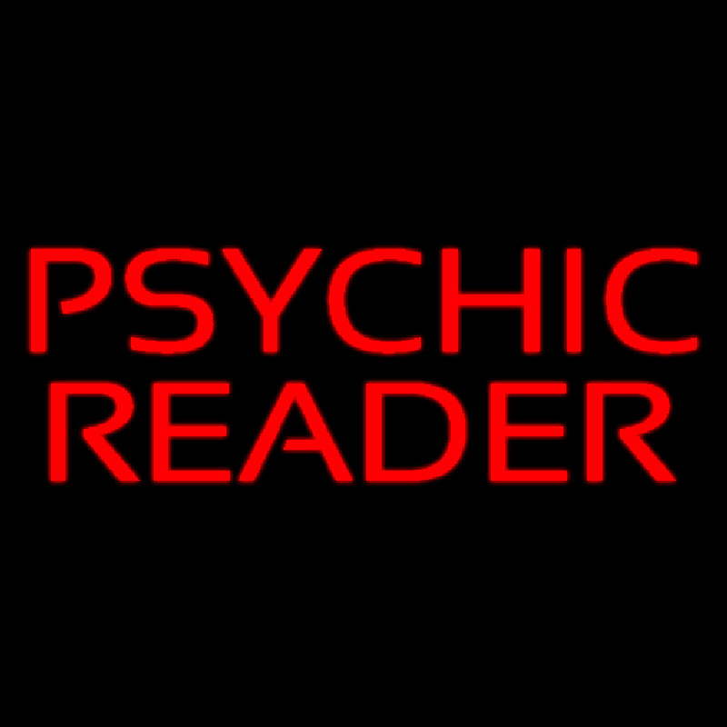 Red Psychic Reader Neonreclame