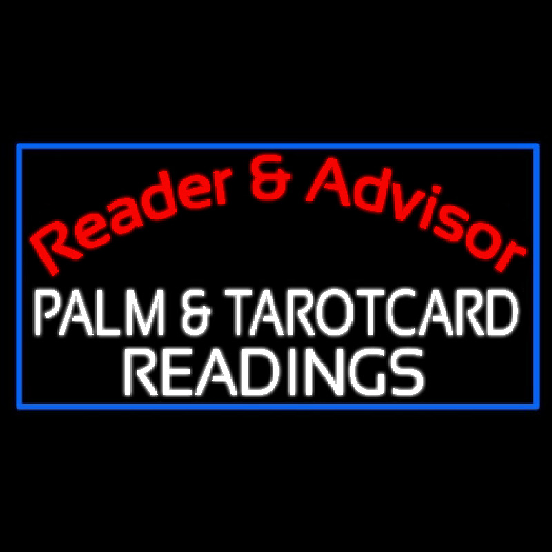 Red Reader And Advisor White Palm And Tarot Card Readings Neonreclame