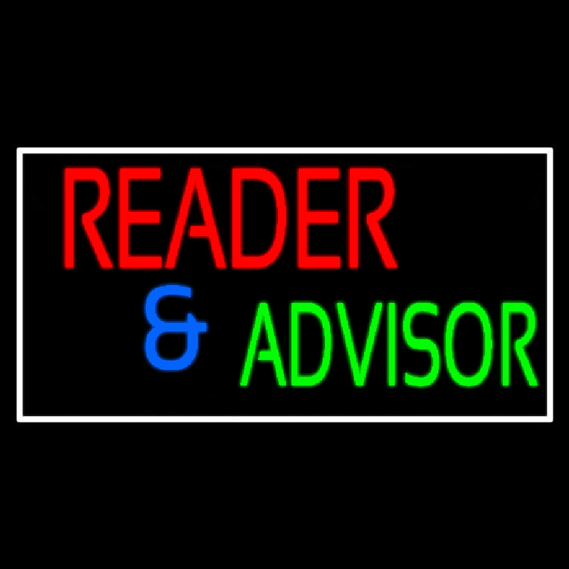 Red Reader And Green Advisor Neonreclame