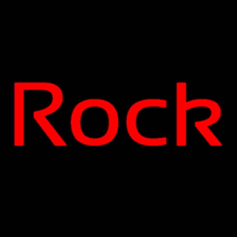 Red Rock Cursive 2 Neonreclame